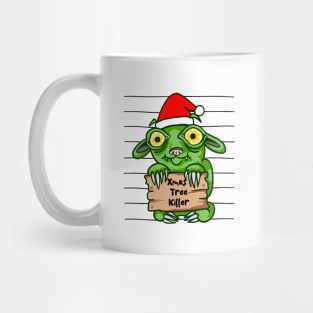 Funny Monster Christmas Tree Killer Mug